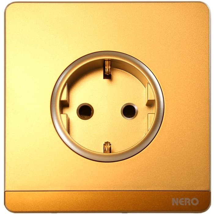 stop kontak nero decora gold Q716VG-G