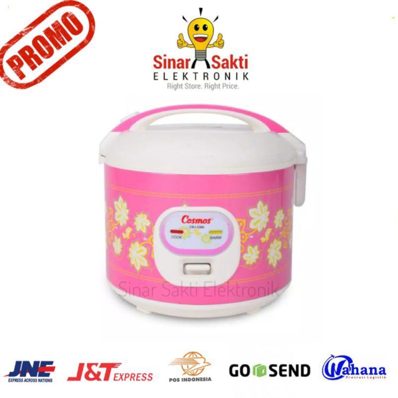 Magic Com Cosmos CRJ 3306 1.8 Liter - Rice Cooker Cosmos 3in1 - Penanak Nasi