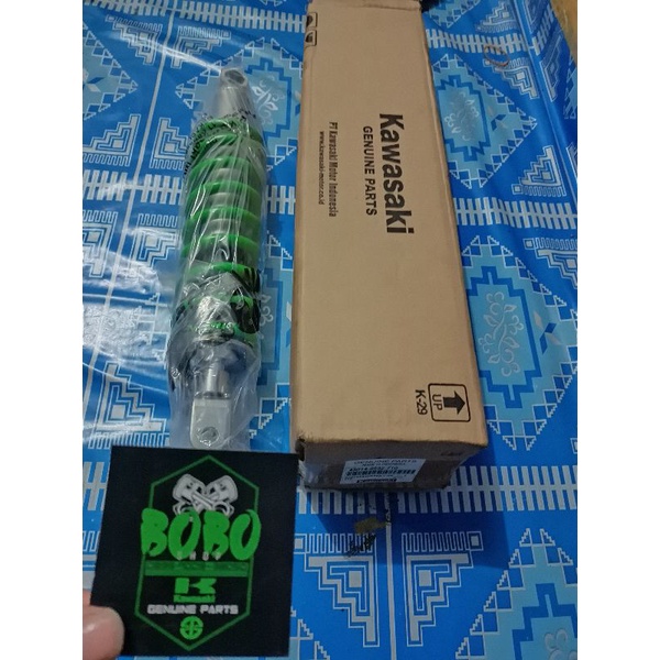 shockbreaker shock sok belakang KLX 150 hijau original