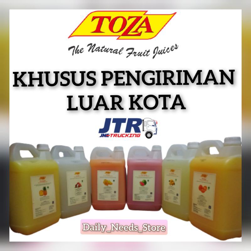 

TOZA JUS / JUICE 5 LITER (KHUSUS LUAR KOTA)