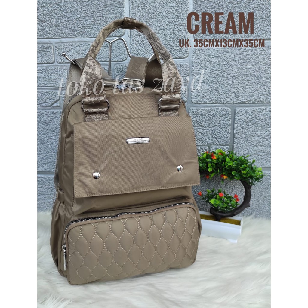 RANSEL WANITA CHIBAO IMPORT BORDIR MUAT LAPTOP 14 INCH 2IN1