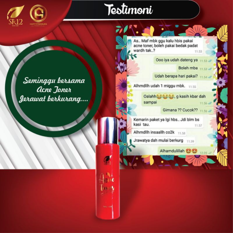 SR12 Acne Toner - Hydrating Toner Untuk Kulit Berminyak dan Berjerawat