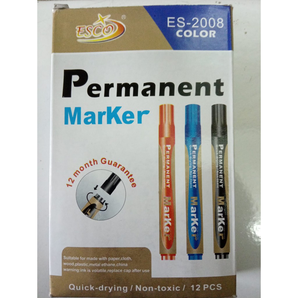 

ESCO SPIDOL MARKER PERMANENT BIRU