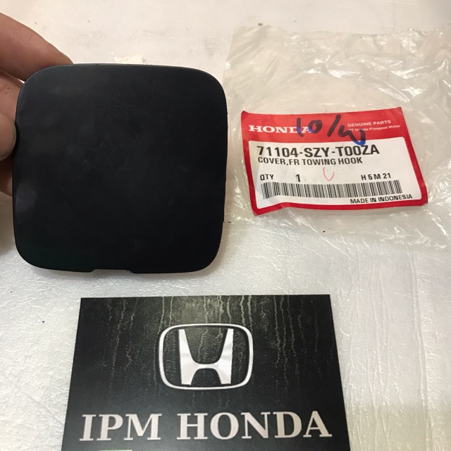 71104 SZY T00ZA Tutup Towing Bemper Depan Honda  Freed 2010 2011  Cover Towing Hook Front Bumper