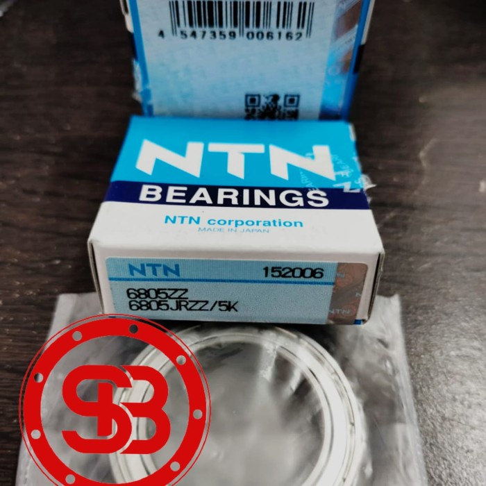 Bearing / Laker / Laher NTN 6805 ZZ tutup besi 6805ZZ