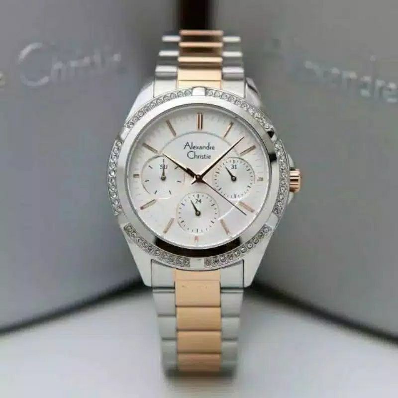 Alexandre Christie Wanita Ac 2826 Stainless Steel /Garansi Resmi 1 Tahun