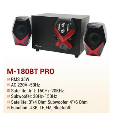 Advance M180BT PRO / M180 BT PRO Speaker Aktif Bluetooth