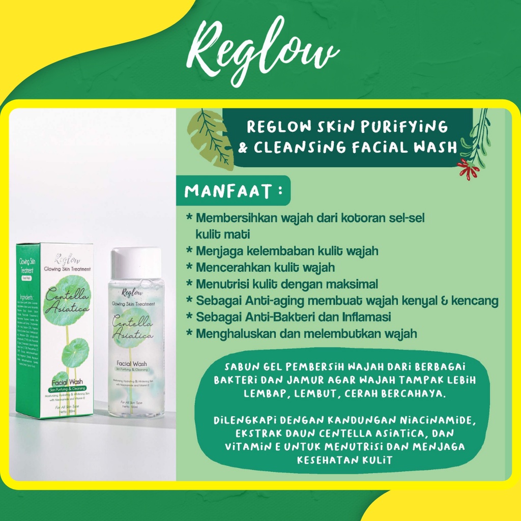 Facial Wash Reglow Untuk Kulit Berminyak Bermanfaat Dalam Menjaga Kelembapan Wajah Cocok Untuk Kulit Berjerawat-1