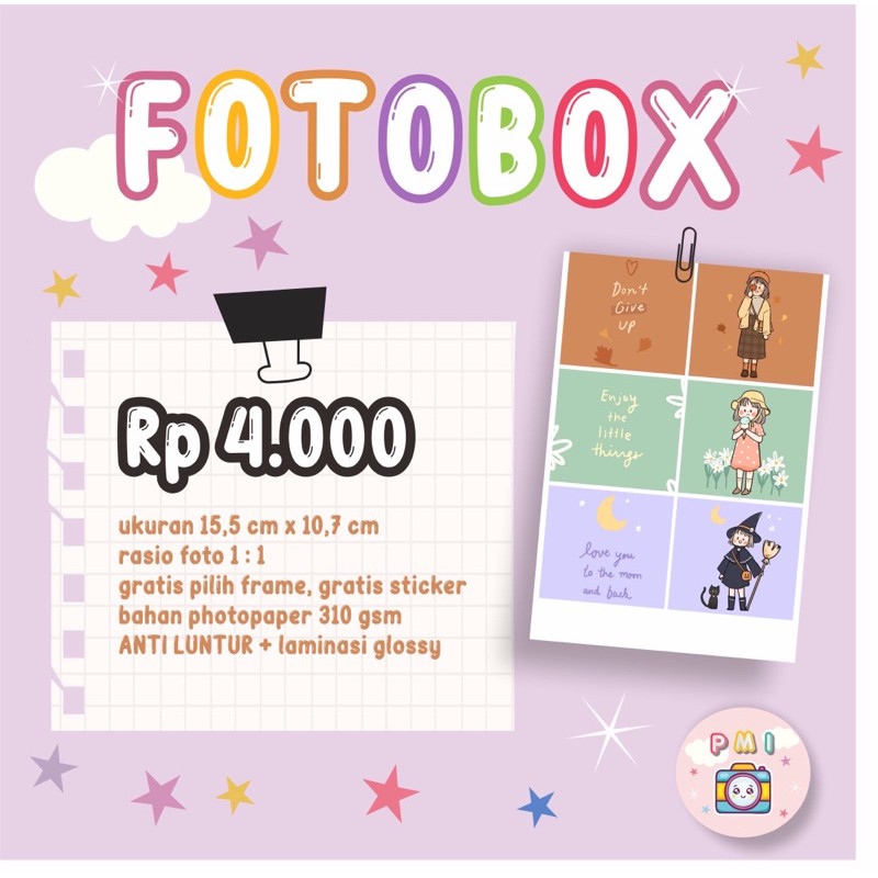 

CETAK FOTO FOTOBOX ALA SNAPSHOT TIMEZONE +FREE STICKER by Polaroidmurah.id Kpop & Non Kpop