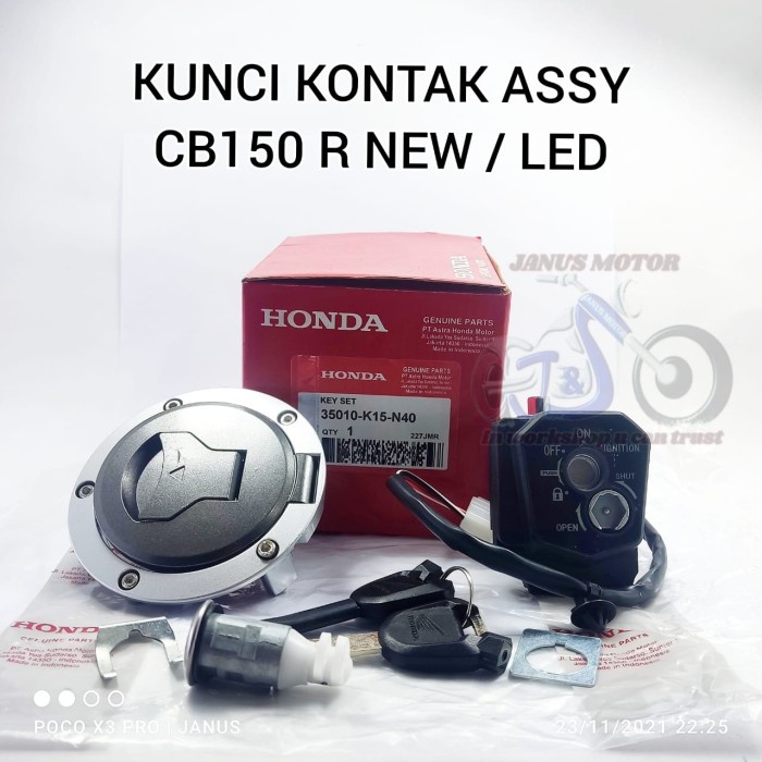 Kunci Kontak Set Cb150R New K15 Led Kualitas Orisinil Cb 150 R Ori Asl