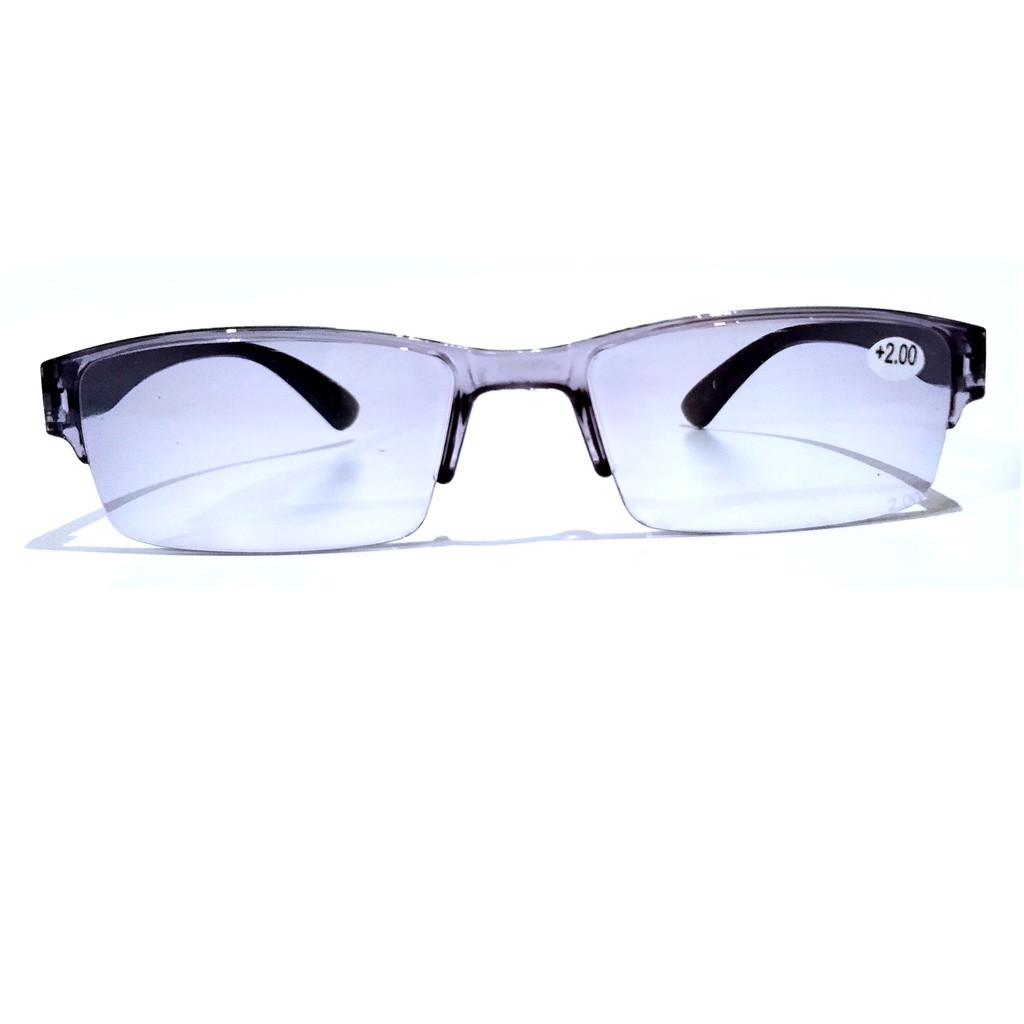 RAKA eyewear - Kacamata Baca Plus (+) Korean Style Fashion AA616T/622 Abu Kehitaman