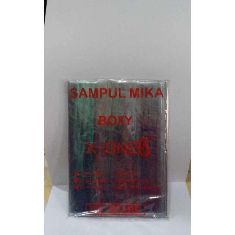 

SAMPUL PLASTIK UKURAN BOXY(PERPACK ISI 10PCS)