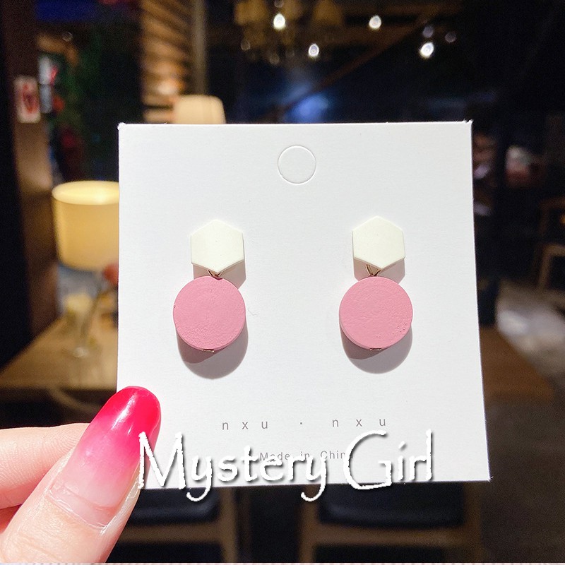 Mysterygirl -  Anting Korea Earrings Perak/Emas Cabang / Bunga / Jumbai / Berlian Murah Giwang Anting Tindik PerhiasanAnting Earrings