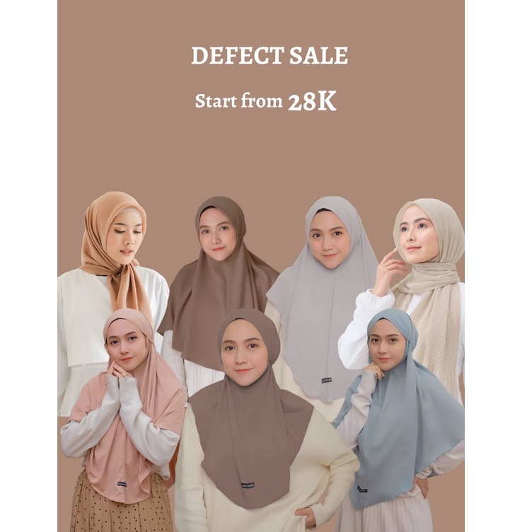hanayascarves - Defect Bergo | Defect Minor | Hijab Defect