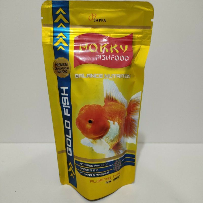 PELET HOKKY GOLD FISH 100 GRAM (JAPFA)