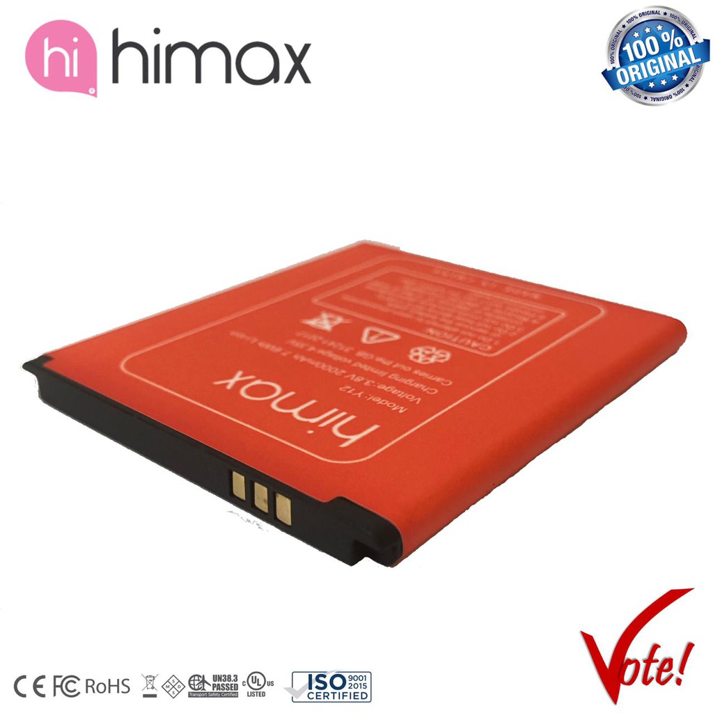 Y12 Baterai Batre Himax M2 Y12 Battery Original 2000mah Shopee Indonesia