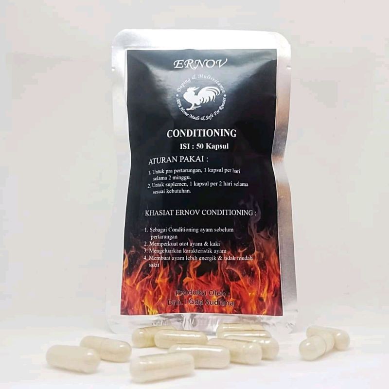 Ernov conditioning doping ayam aduan