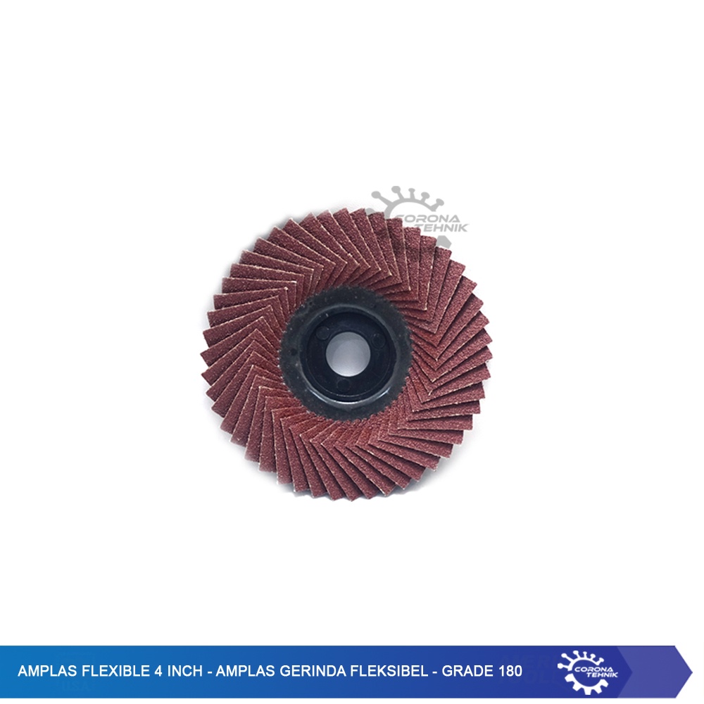 Amplas Flexible 4 Inch - Amplas Gerinda Fleksibel Flap Disc - Non Merk