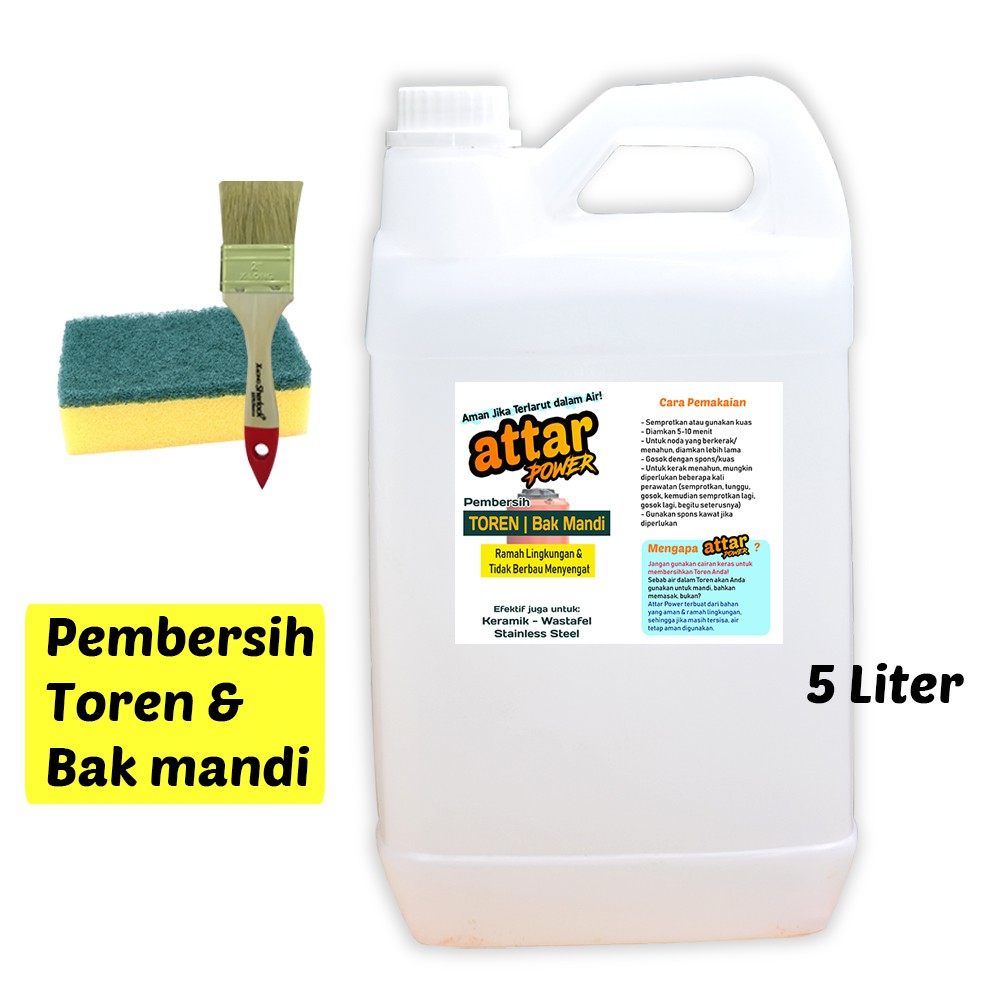 ATTAR Pembersih Toren 5 Liter - Toren Air, Pembersih Bak Mandi