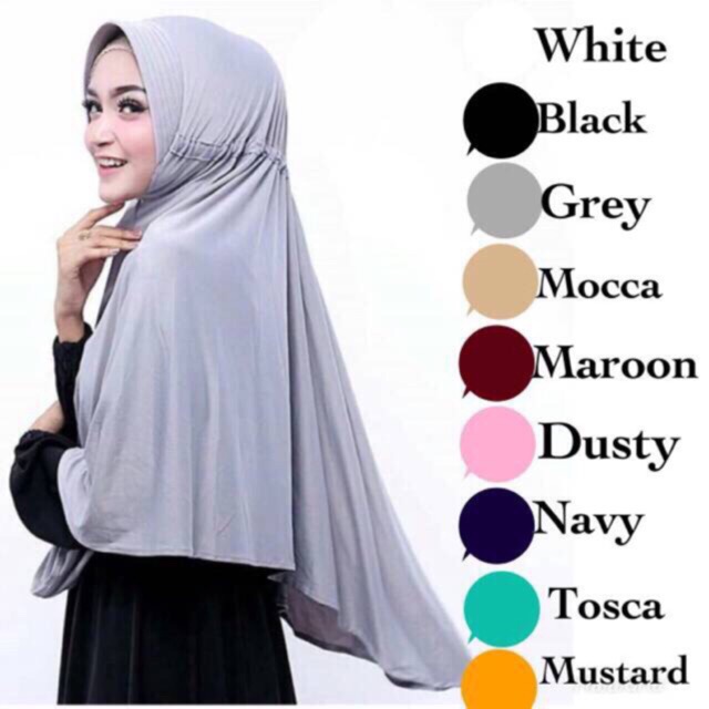 JILBAB SERUT JUMBO KHIMAR JUMBO SYARI JILBAB INSTANT HIJAB POLOS