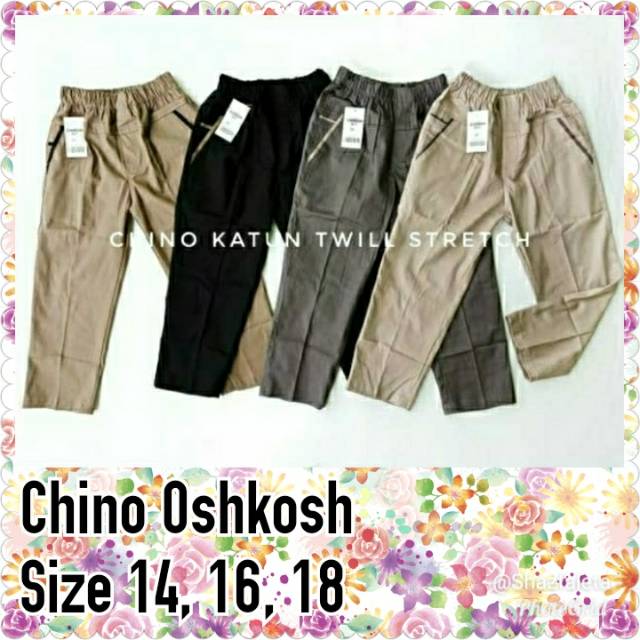 Celana Panjang Anak Murah Chino Oshkosh Size 14 16 18 Celana Panjang Anak Murah Chino Oshkosh Size 14 16 18