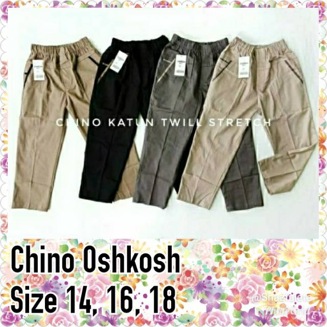  Celana  Panjang Anak Murah Chino  Oshkosh  Size 14 16 18 