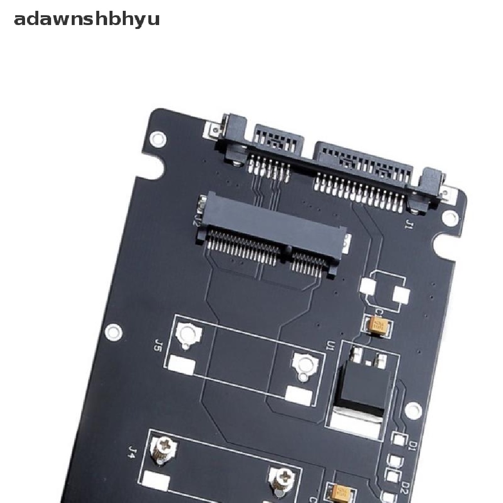 [adawnshbhyu] Konektor Kartu Converter Adapter SSD mSATA Ke 2.5inch SATA 3dengan Casing 2.5inch