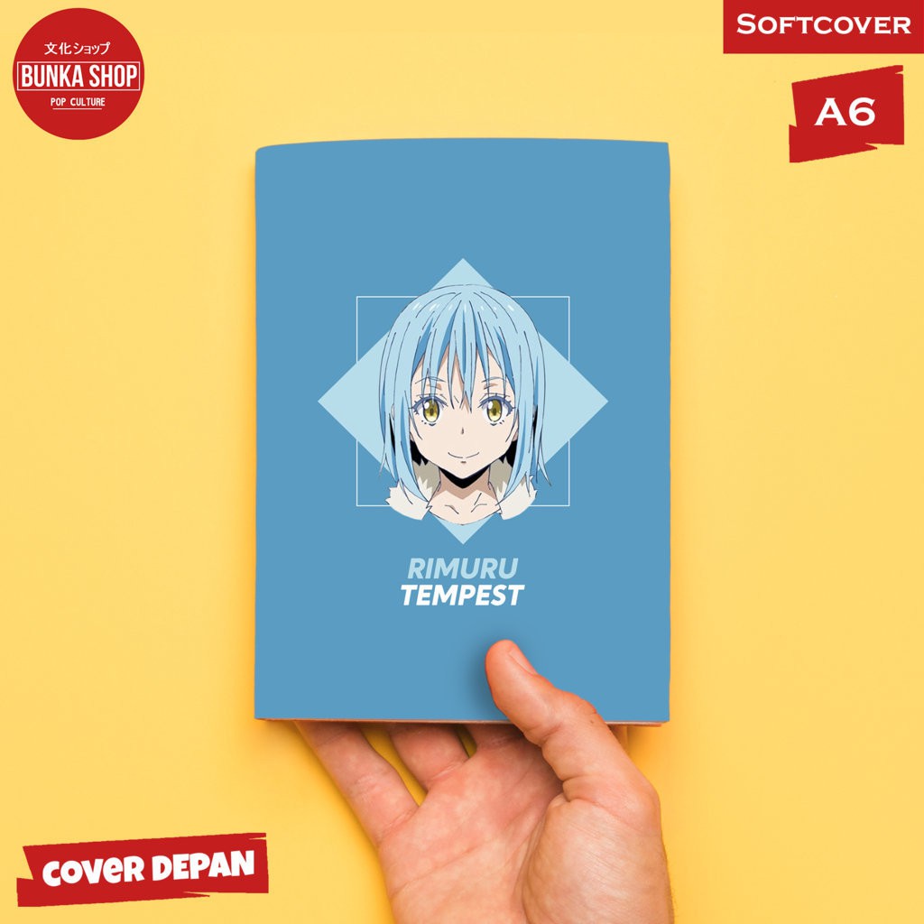 

Pocket Note Anime Slime Rimuru Tempest Softcover A6 Buku Tulis Catatan Murah
