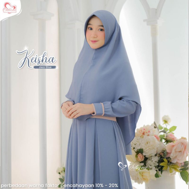 Mauveclo | Keisha Dress Fashion Muslim by Salvina Hijab | Ready Stock