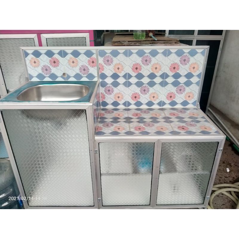 RAK CUCI PIRING RAK KOMPOR WASTAFEL  MEJA KOMPOR ALUMUNIUM RAK KOMPOR ALUMUNIUM RAK KOMPOR MURAH MEJ