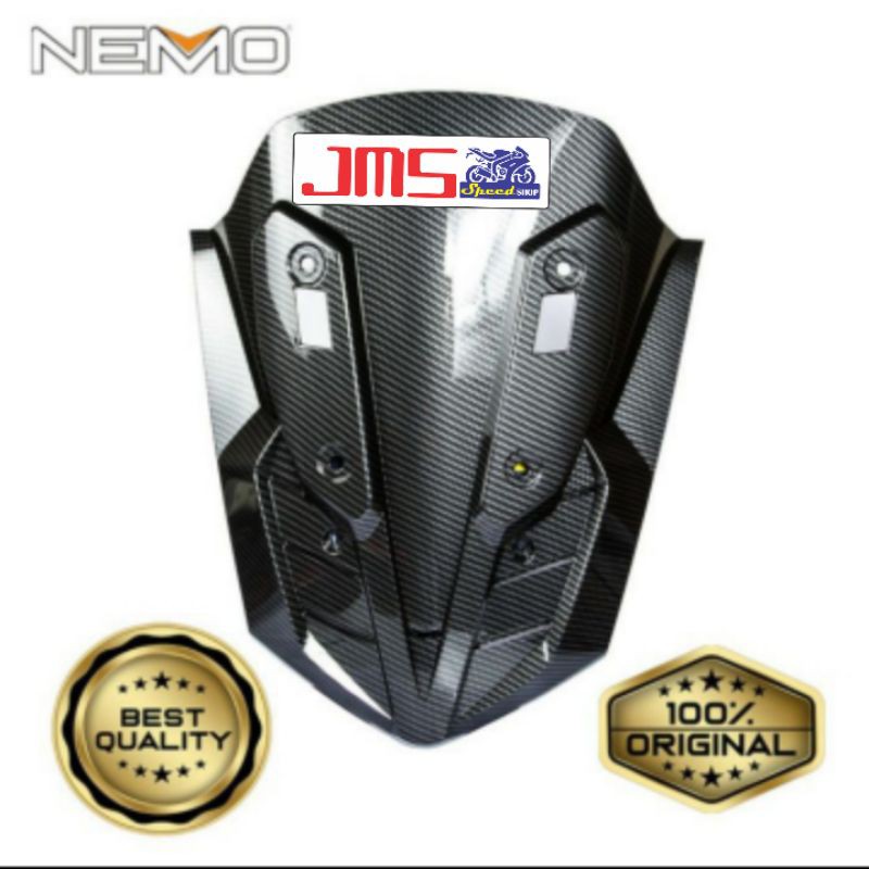 cover tutup tameng visor carbon nemo Yamaha nmax new 2020 pnp