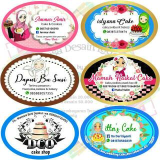 jasa desain logo stiker kue | shopee indonesia