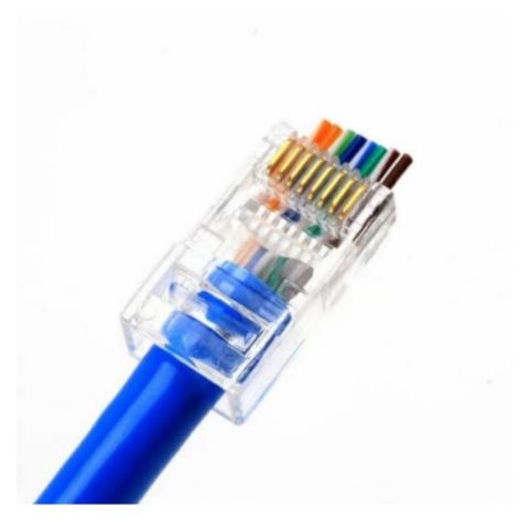 RJ45 Connector Cat 6 Konektor RJ45 UTP CAT6 ZIMM LINK EZ ANTI GAGAL eceran