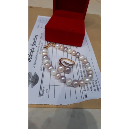 Set mutiara lombok|Gelang mutiara super|Gelang mutiara tawar|Mutiara lombok terbaru|Set mutiara asli