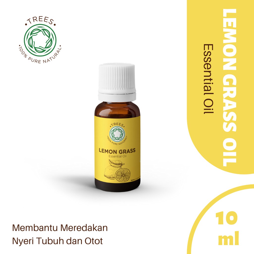 10 ml Lemon grass Oil 100% Natural - Essential Oil