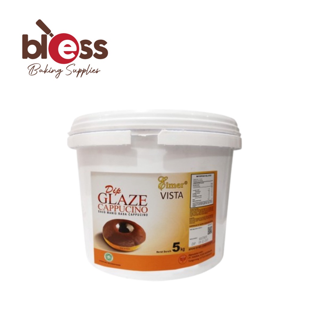 

ELMER GLAZE CAPPUCINO 5 KG / DOUGHNUT TOPPING DONAT DONUT PISANG NUGGET