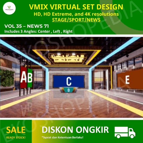 VMIX VIRTUAL SET DESIGN - NEWS 71 v35
