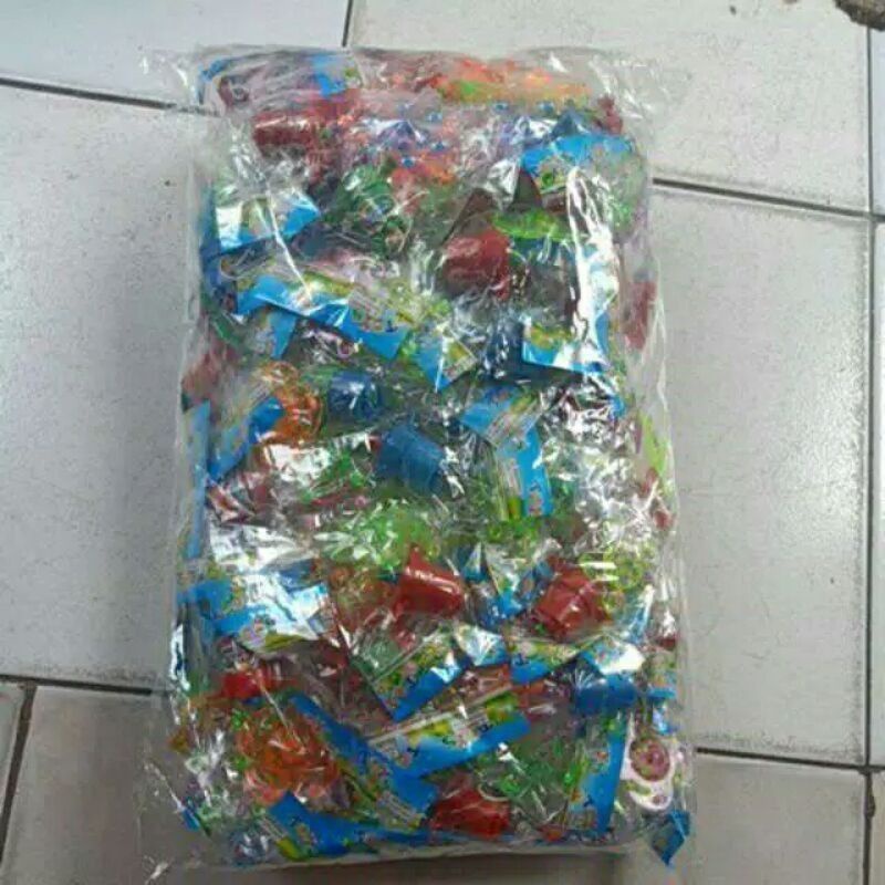 mainan gangsing pencet isi 20 pcs murah