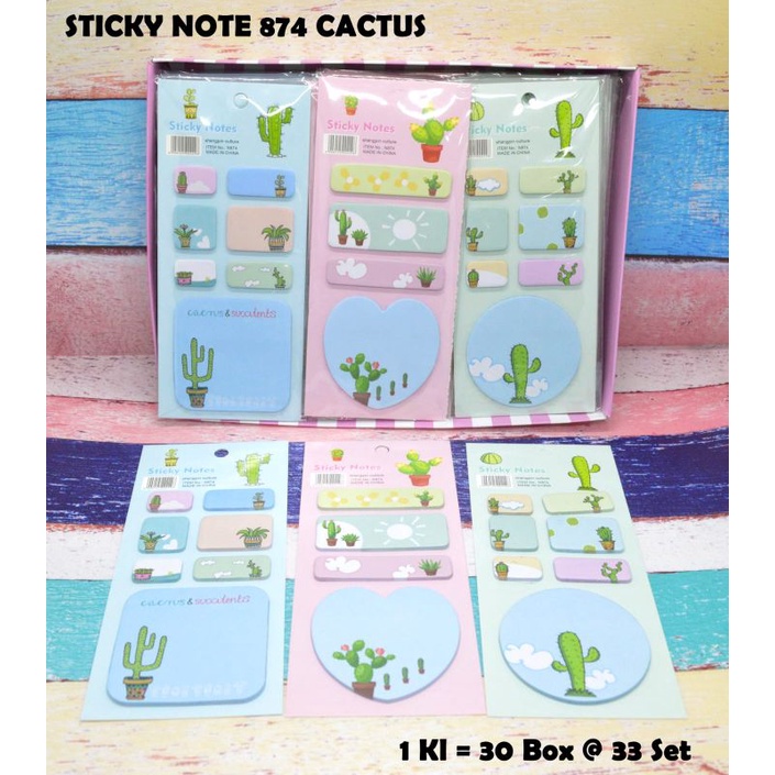 

FANCY STICKY NOTE SET MEMO PENANDA LUCU