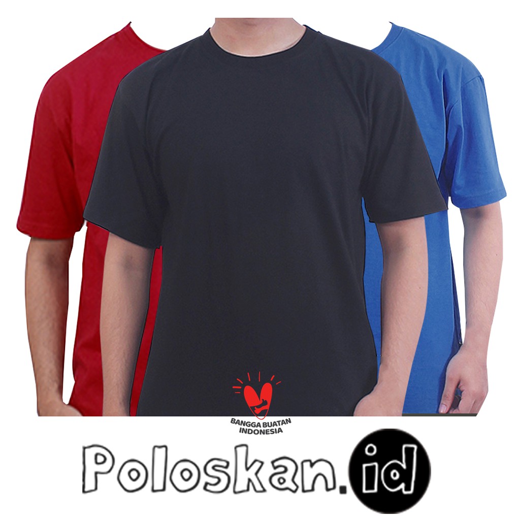 Kaos Kaos Polos Kaos Cotton Combed 20s Kaos Polos Murah