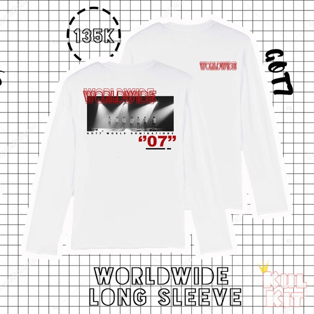 WORLDWIDE T-SHIRT KPOP - Kaos Kpop Kulkit.id