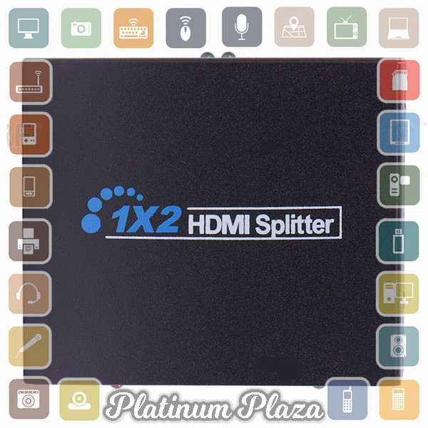 HDMI Splitter 1x2 v1.4D ViewHD - PC-47 - Black`HPEG3B-