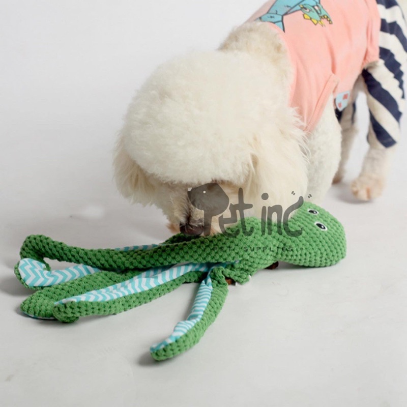 Premium Mr octopus long leg squeaky and rusling toy ( big size)