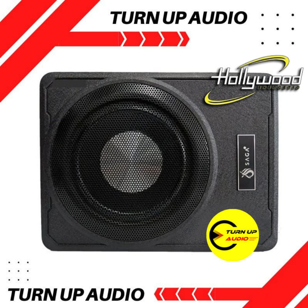 Subwoofer Kolong Jok Audio Mobil HOLLYWOOD SAGA EDITION 10 Inch NEW