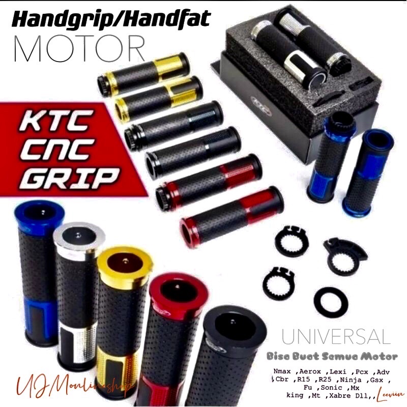 Handgrip Motor Handfat Original Merk Ktc Selongsong Cnc Universal Semua Motor Bisa