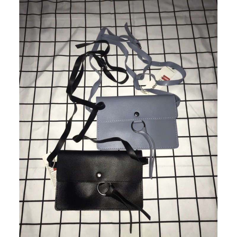 [NEW] [ORIGINAL] Tas Miniso Selempang Tali Panjang Pouch Dompet