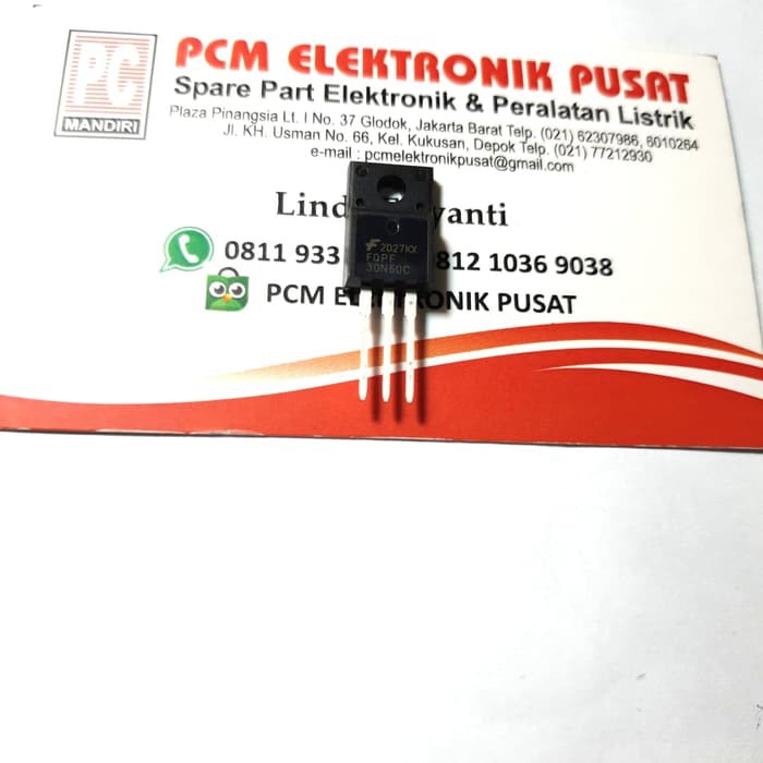 New Transistor mosfet 30 N 60 30N60C body kecil plastik