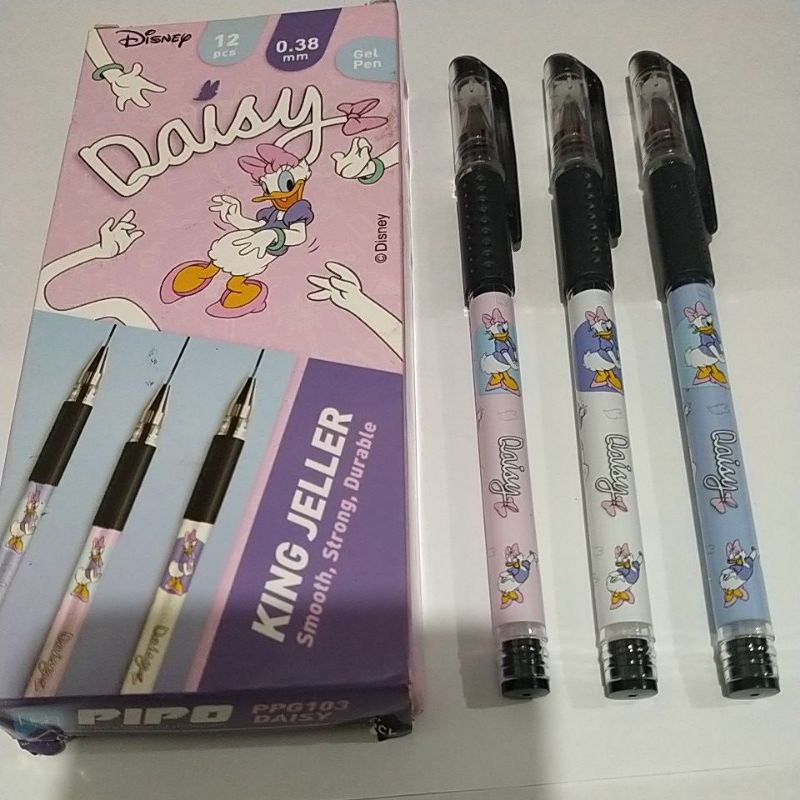 

pipo pen tinta gel hitam Disney Daisy 0.38 mm