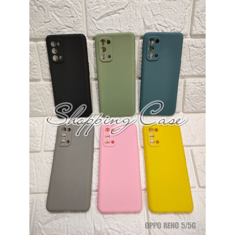 OPPO RENO 5 5G SIX CANDY CASE PREMIUM SOFTCASE WARNA POLOS