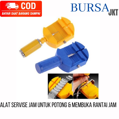 Alat pemotong tali rantai jam tangan alat servis jam tangan BIRU